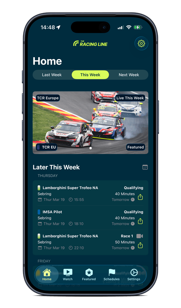 The Racing Line app