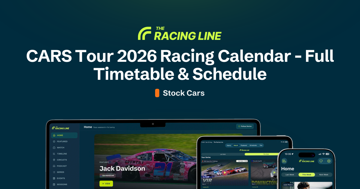 CARS Tour 2026 Racing Calendar - Full Timetable & Schedule | The Racing ...