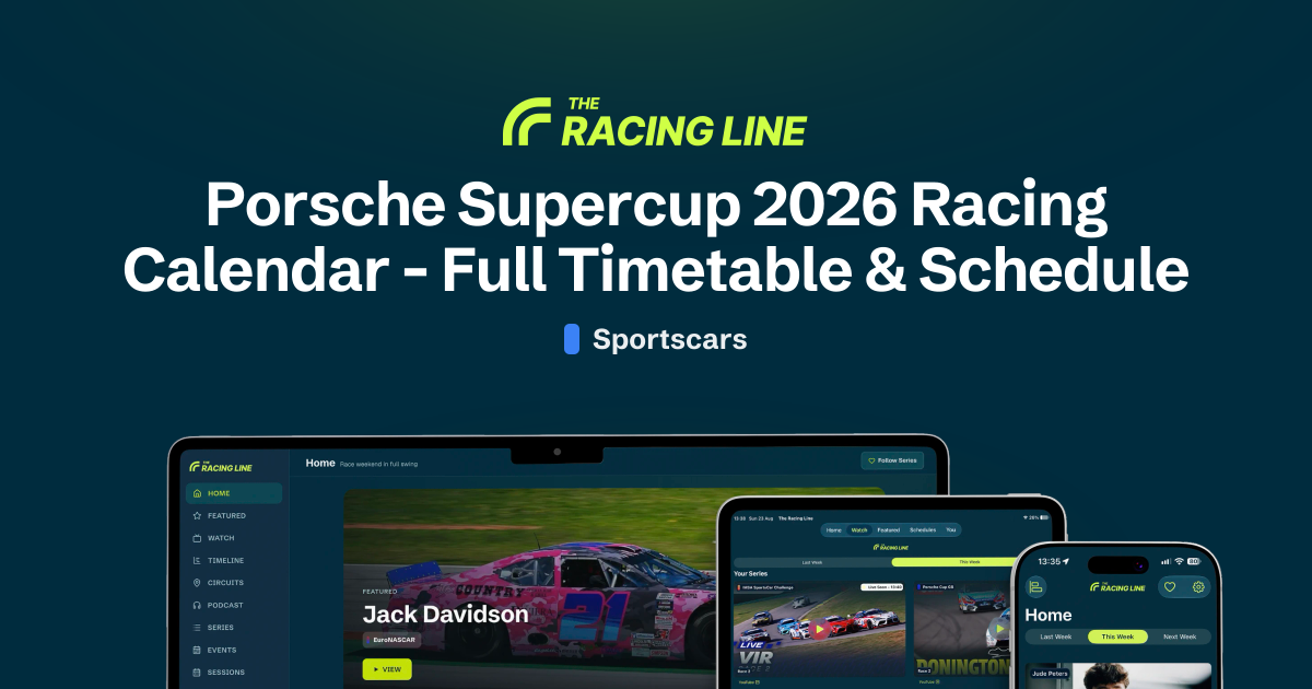 Porsche Supercup 2026 Racing Calendar - Full Timetable & Schedule | The ...